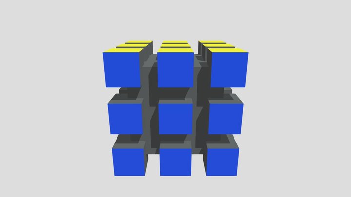 Rubik's cube 3D Model