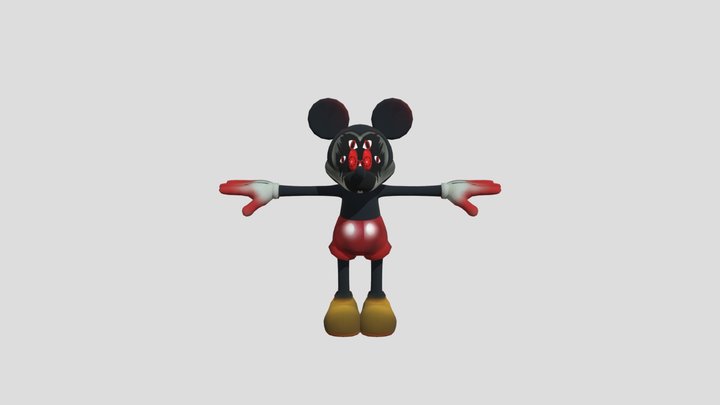 Horror Mickey 3D Model