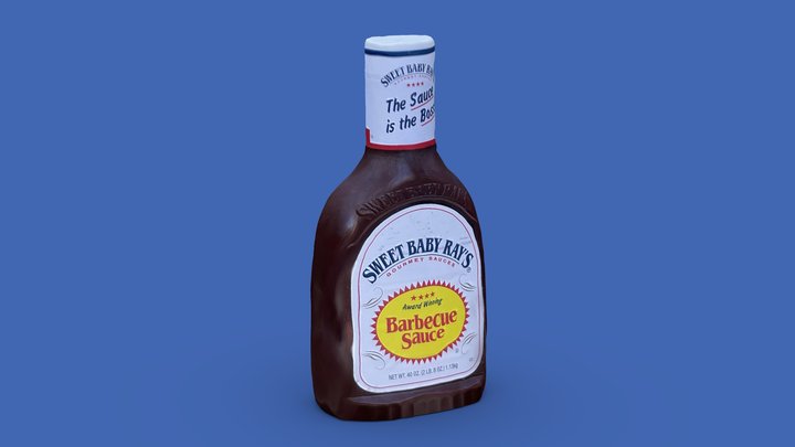 Sweet Baby Ray's BBQ sauce – Kostenloses 3D-Modell STL