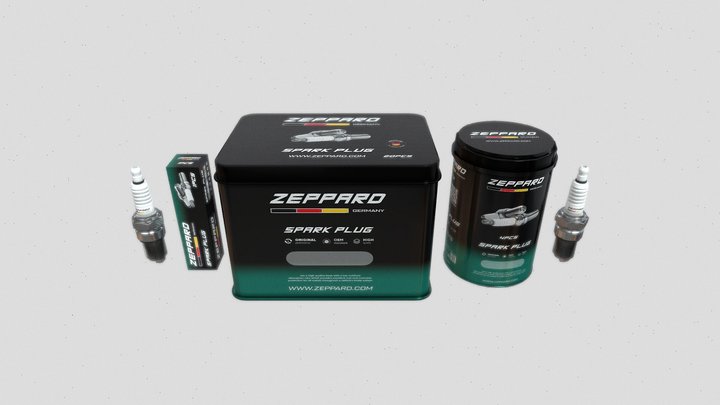 All_spare Parts Metal Box 3D Model
