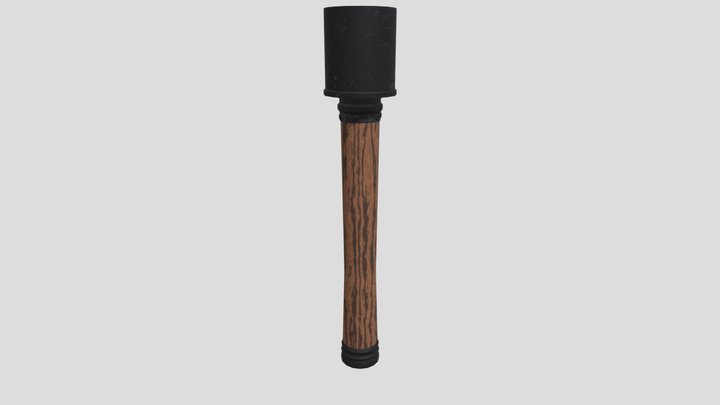 M24 Stielhandgranate Stick Grenade 3D Model