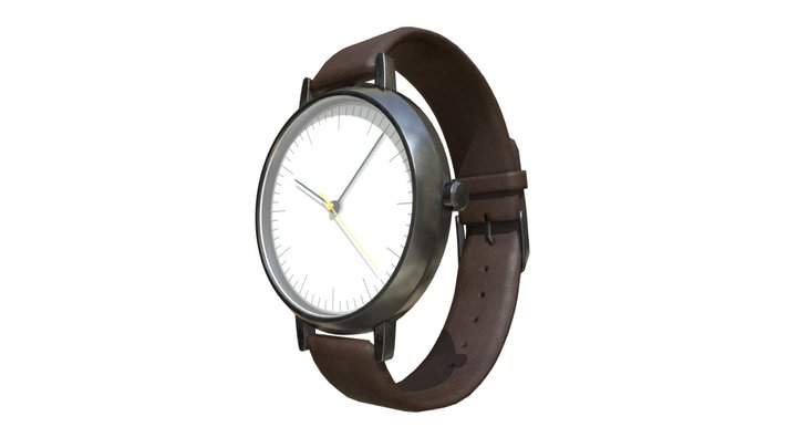 Dial Watch 3D Model