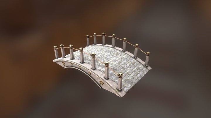 Stone Bridge 3D Model