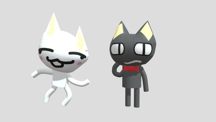Toro & Kuro 3D Model