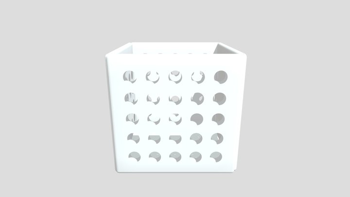 Pen holder/ stationary holder – Free 3D Model STL