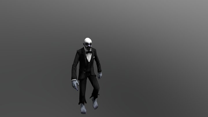 Creepy buttler 3D Model