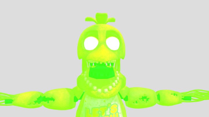 Withered Chica By Mistberg - Download Free 3D model by Perry27 (@Perry27)  [8387345]