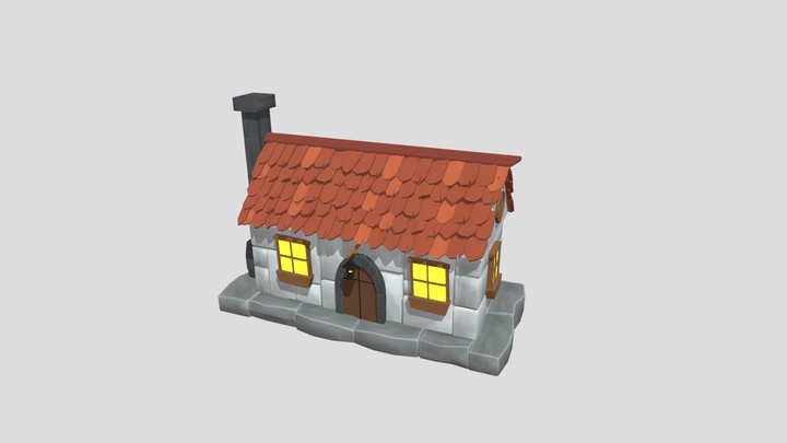 Rock House 3D Model