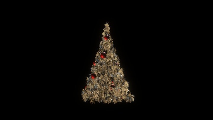 Christmas pine tree 3D Model