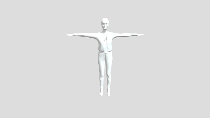 Rp Claudia Rigged 002 U3d 3D Model