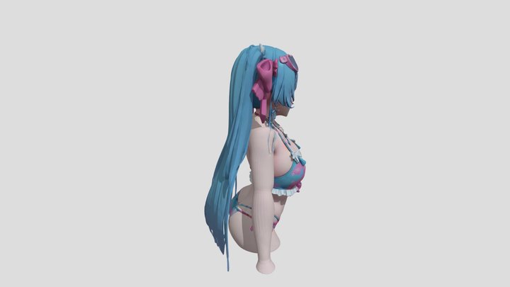 Miku_bikini 3D Model