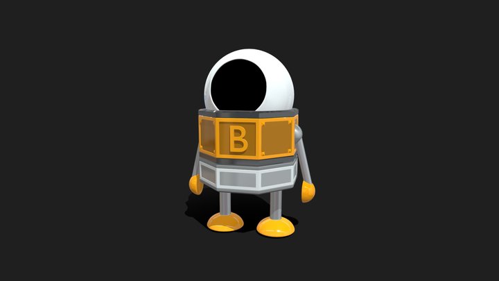 Robot character 3D Model