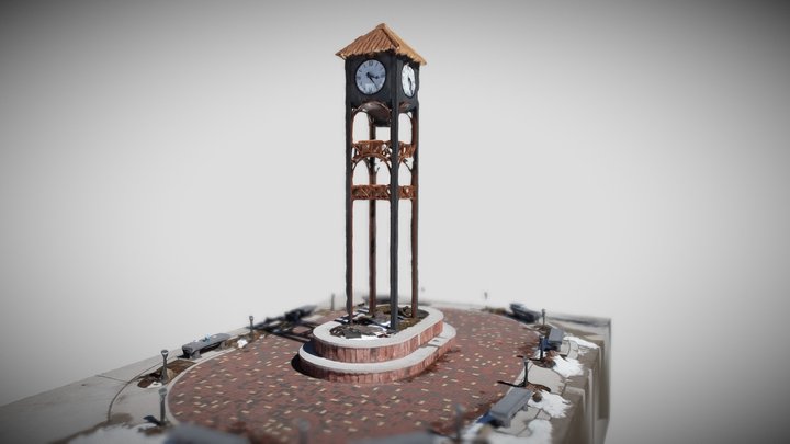 William J. Bernard Jr. Family Clock Tower 3D Model