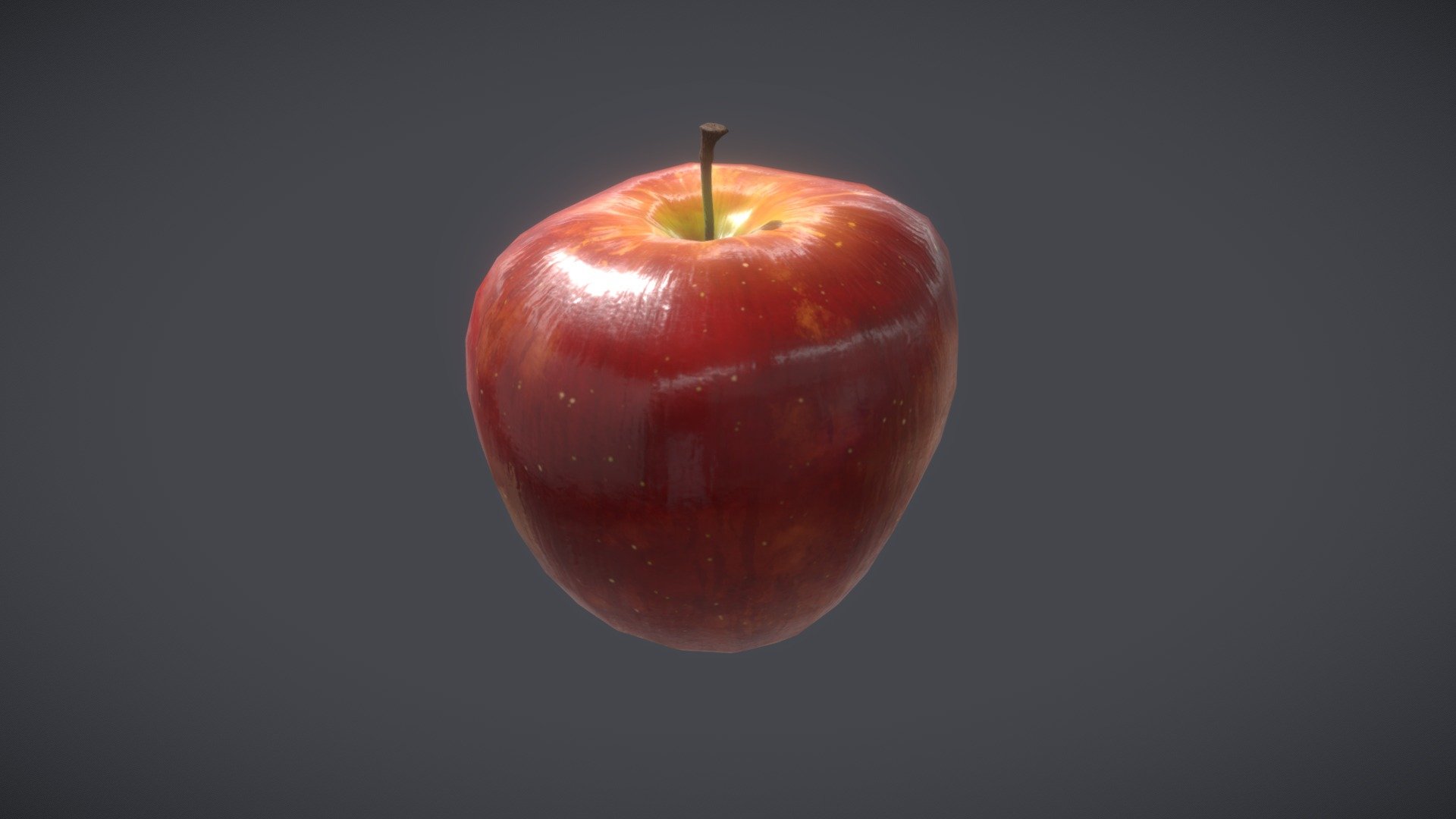 Apple - 3D model by Robin (@robinvanlierop) [3ee2bf0] - Sketchfab