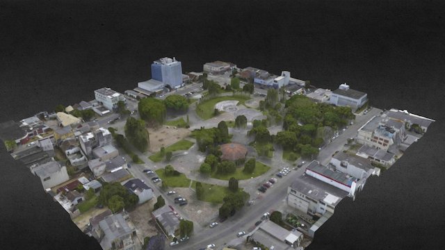 Praça Zeca Netto em Camaquã/RS (2.5) 3D Model
