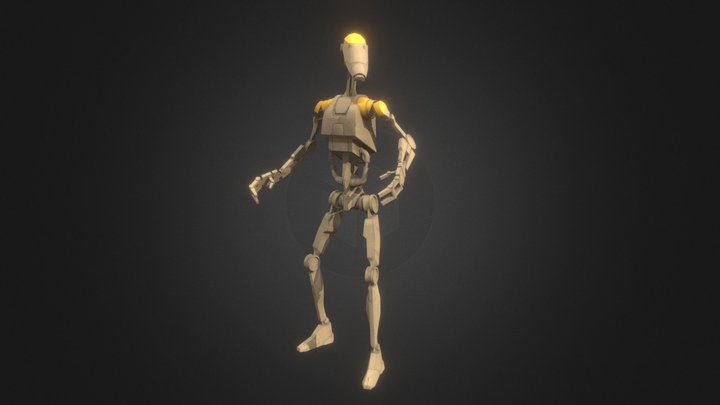 Battle Droid B1 3D Model