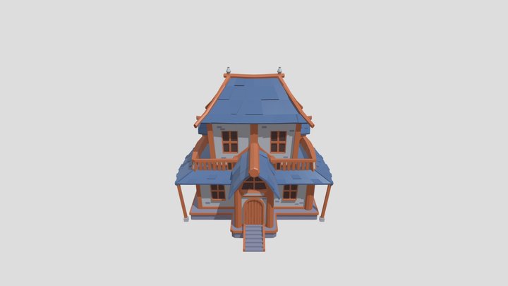 Fantasy House – Modelo 3D gratuito STL