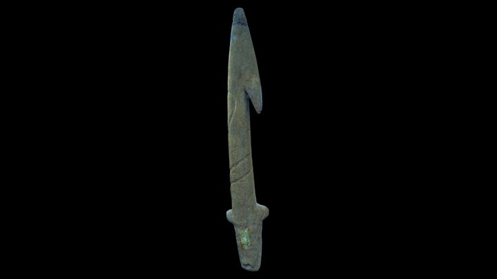 Punta de Arpón multidentada 3D Model