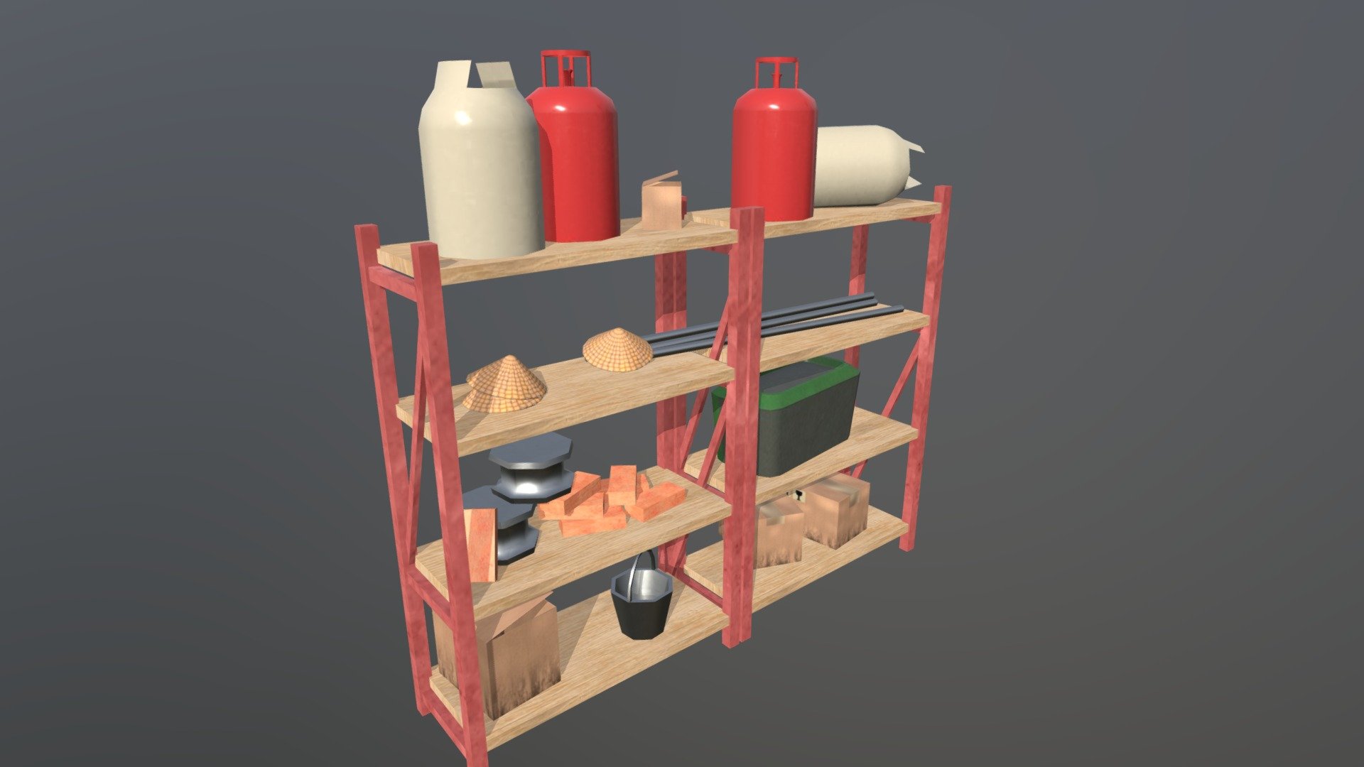 Chinese racks 3D model by wrenchdotbat [3ee5b61] Sketchfab