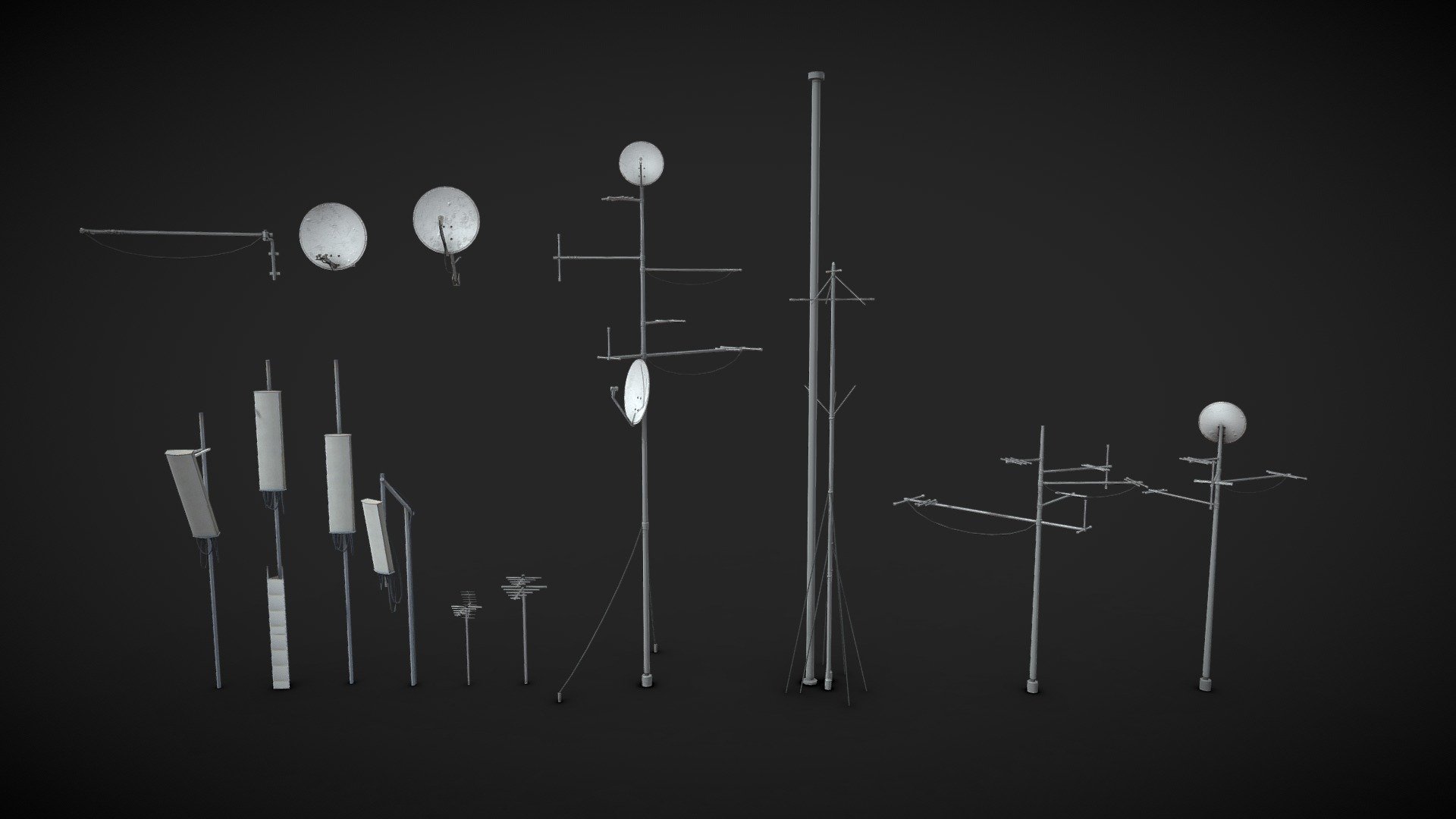 Antennas Pack - Buy Royalty Free 3D model by carlcapu9 [3ee6e49 ...