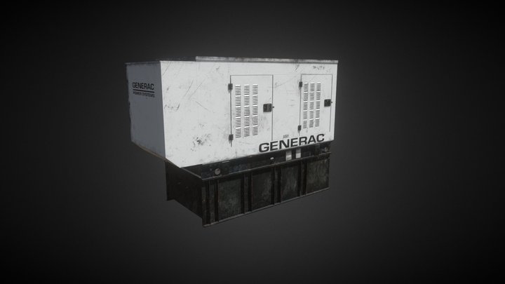 Diesel Industrial Generator 3D model 3D Model
