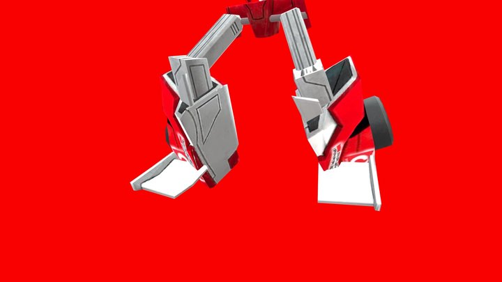 Formula 1 Ferrari Transformer 3D Model