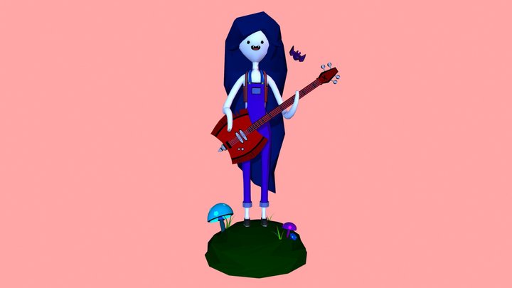 Marceline the Vampire Queen 🦇🧛‍♀️ 3D Model
