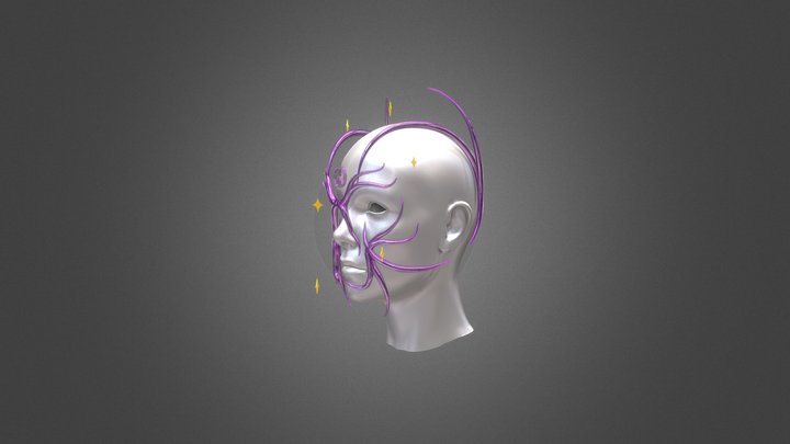 "PEACE & LOVE" mask 3D Model