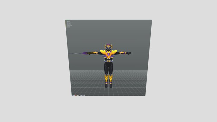 Kamen Rider Ouja Survive 3D Model