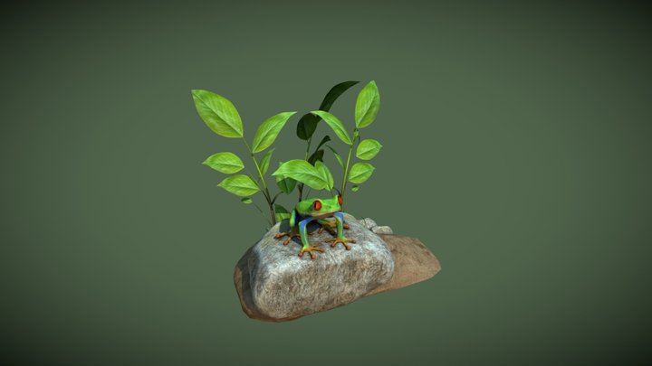 Frog 3D Model