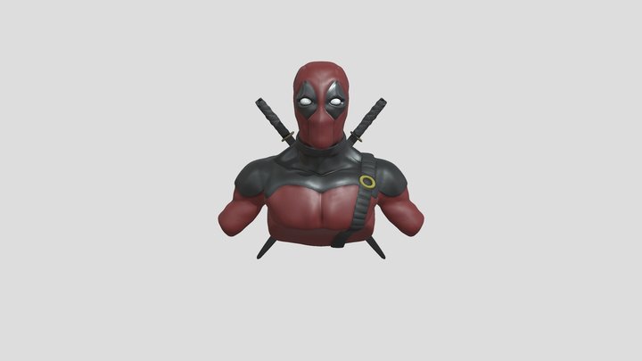 Deadpool Sculpt 3D Model