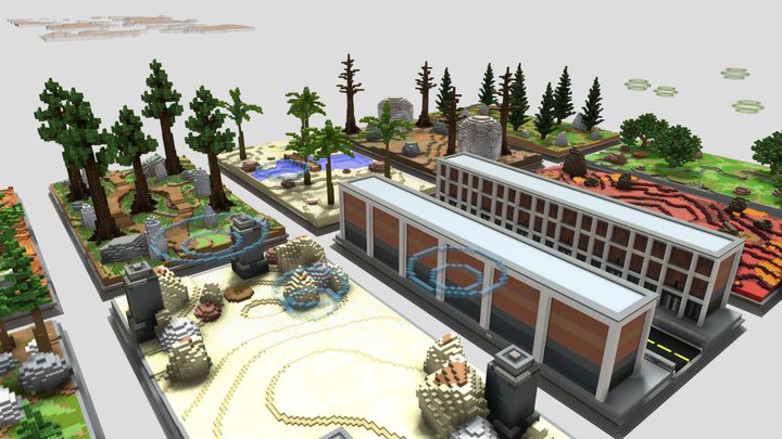 10 Premium Practice PvP arenas 3D Model
