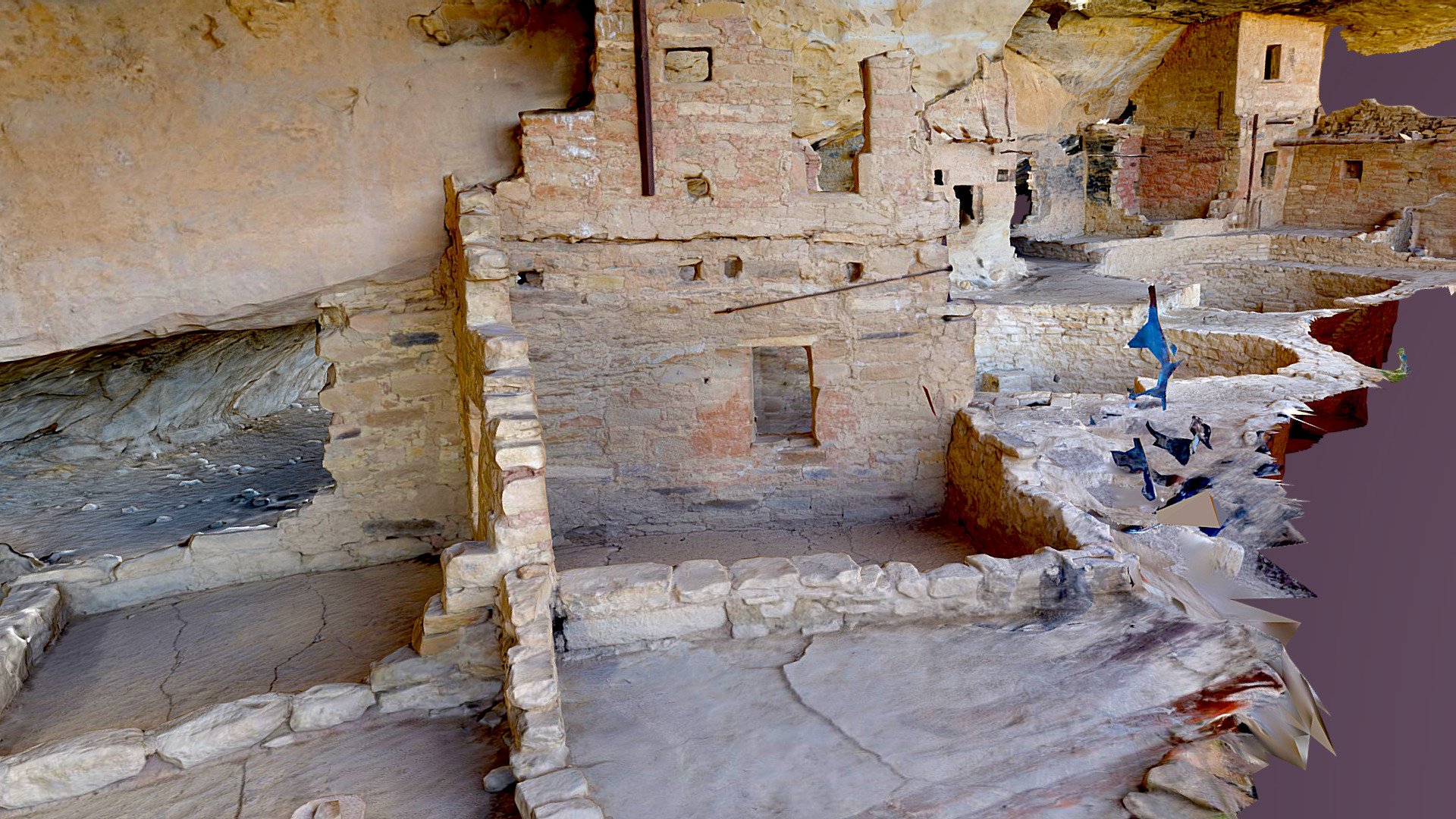 Balcony House Mesa Verde National Park Download Free 3D Model By   2076a3833c244932b877443caf126d46 