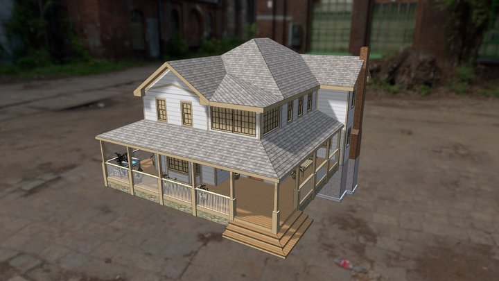 furnished house 3D Model