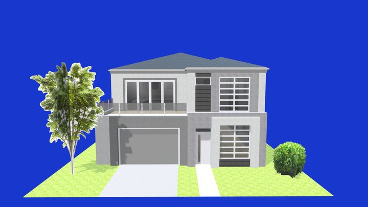 Modern House 06 3D Model