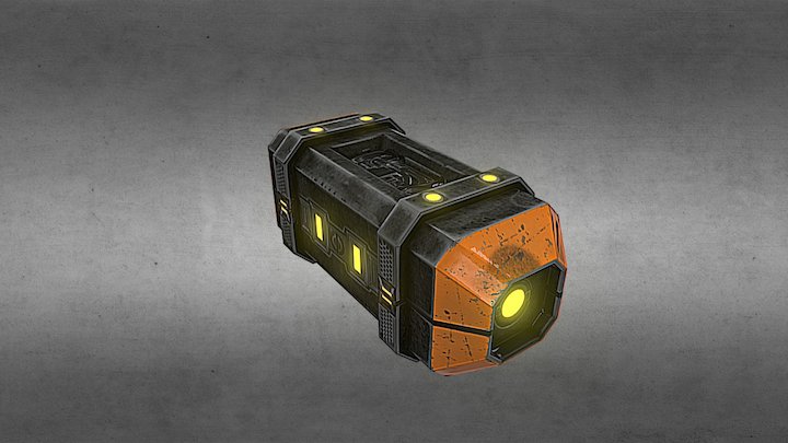Crate 3D Model