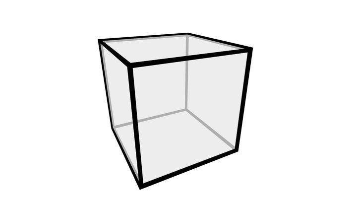 Cube references for drawing practice 3D Model