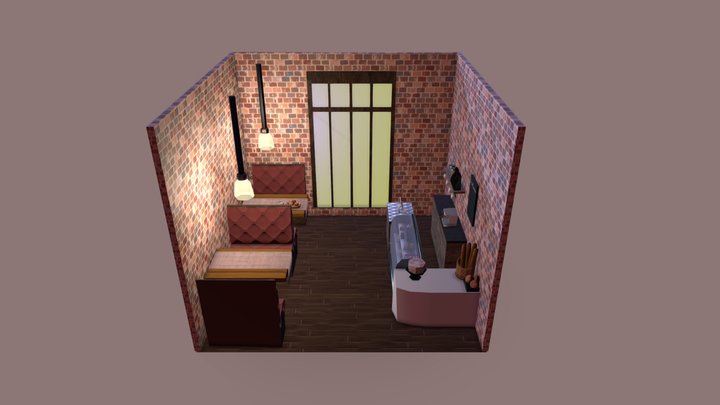 Bakery Cafe 3D Model