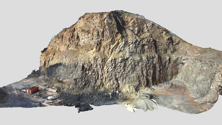 Basalt quarry in Hesse 3D Model