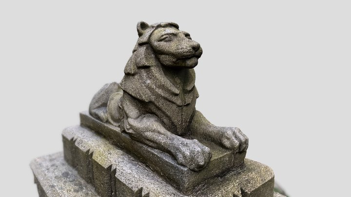 RealityScan test - Lion Sculpture 3D Model