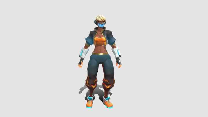 Lynx - Overwatch Fan Hero - Animation 3D Model