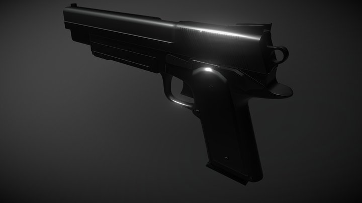 FPS Gun 3D Model