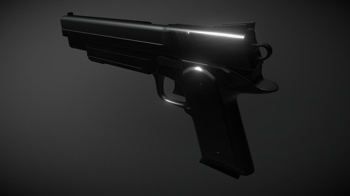 FPS Gun 3D Model