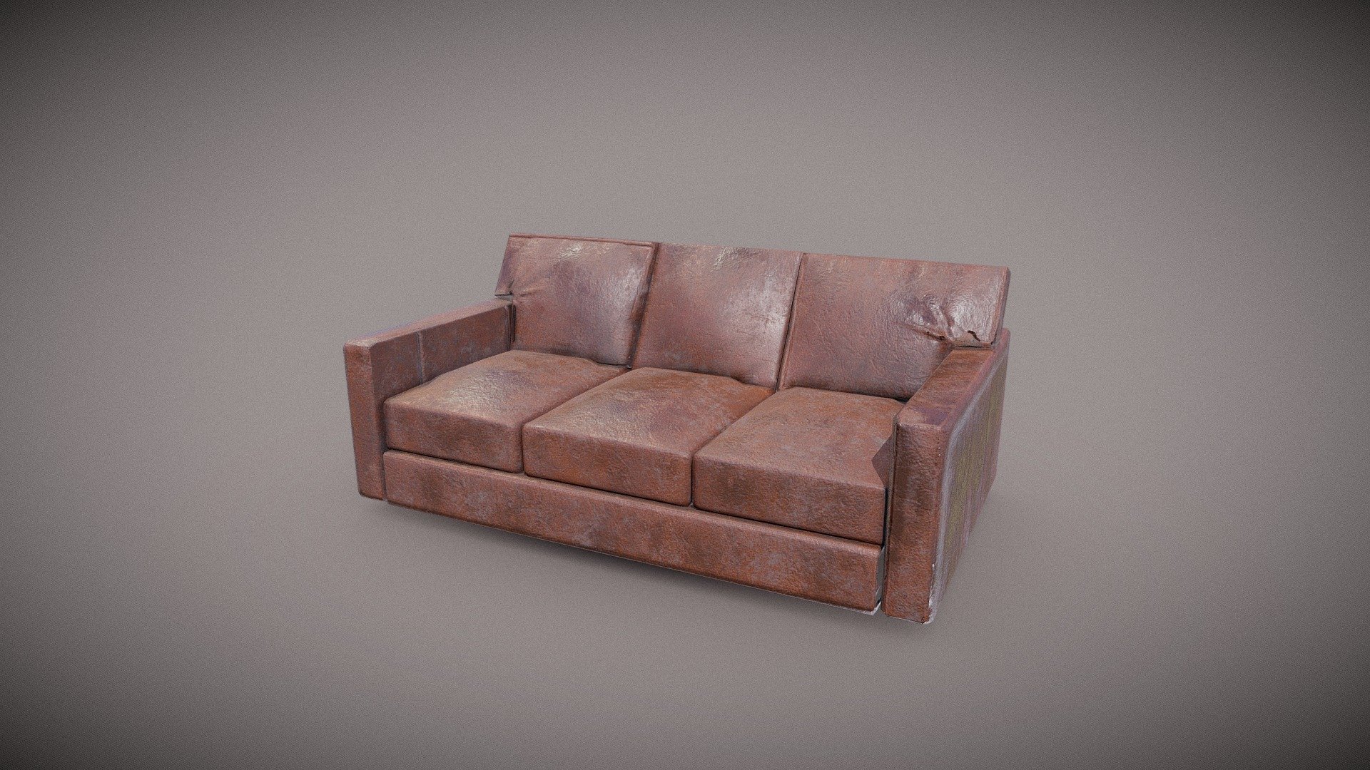 Dirty and Worned Sofa (Drake) - Download Free 3D model by Ziaraallman ...