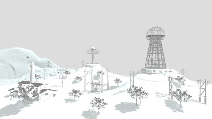 Tesla crazy experiment (modeling) 3D Model