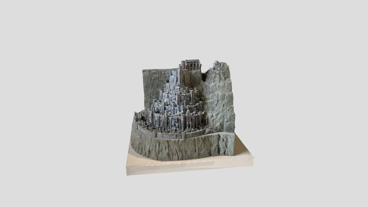 Minas tirith Scan 3D Model