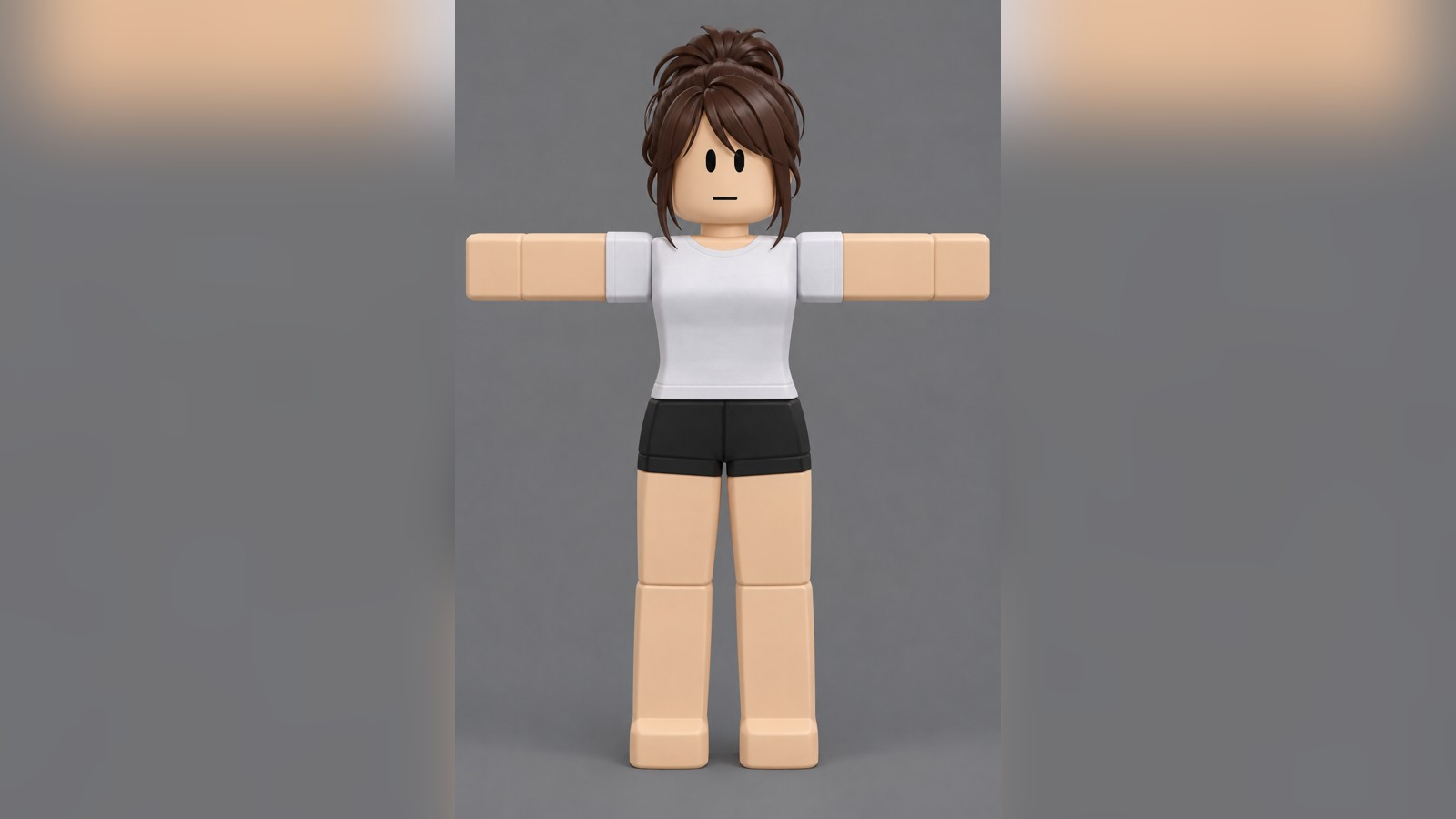 Roblox Girl R63 (Roblox) T-Pose 3D Model - Download Free 3D model by ...