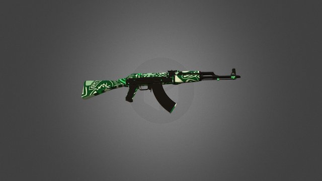 AK-47 GreenGraf 3D Model