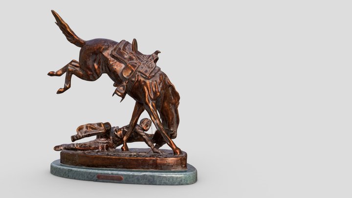 Fredric_ Remington01_100k_UV 3D Model