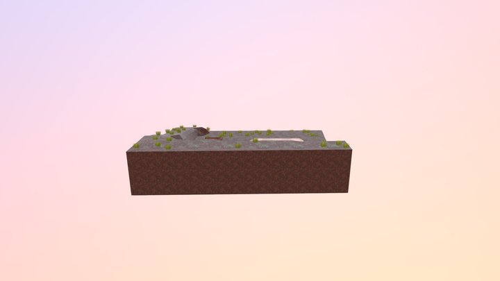 3D Industrial Mine Scene 3D Model